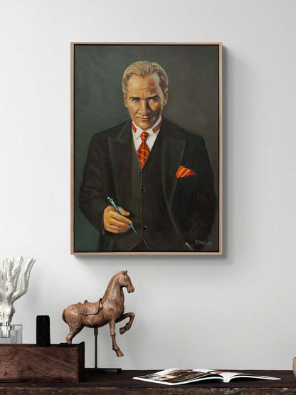 Mustafa Kemal'in Vizyonu Yağlı Boya Tablosu