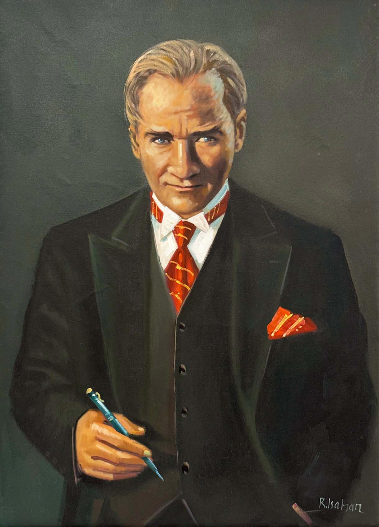 Mustafa Kemal'in Vizyonu Yağlı Boya Tablosu