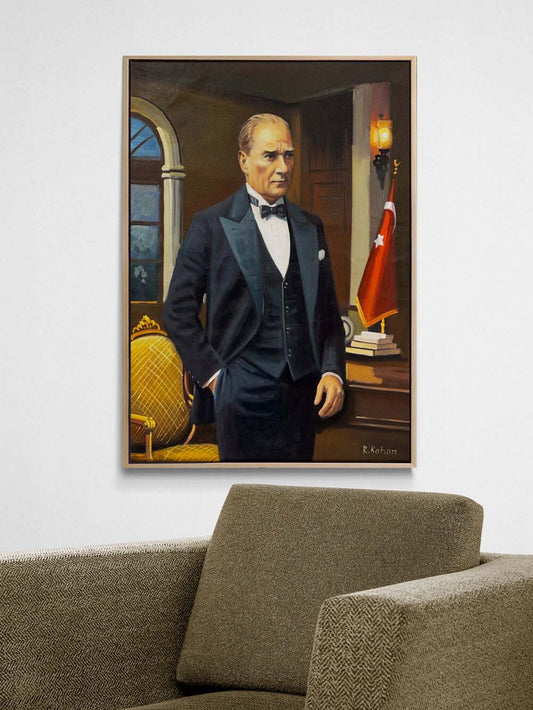 Gazi Mustafa Kemal Yağlı Boya Tablosu