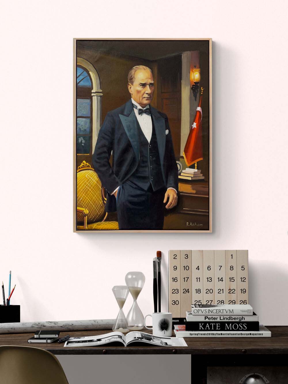 Gazi Mustafa Kemal Yağlı Boya Tablosu