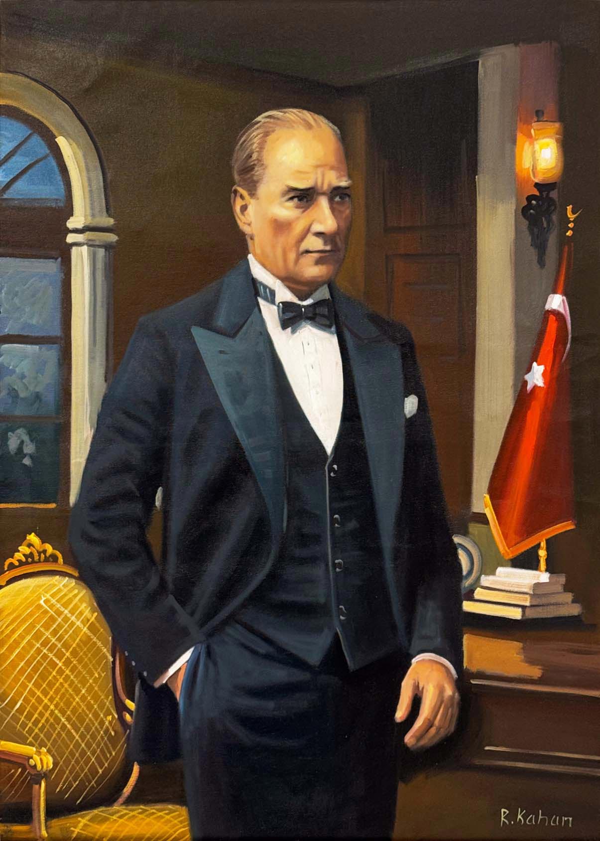 Gazi Mustafa Kemal Yağlı Boya Tablosu