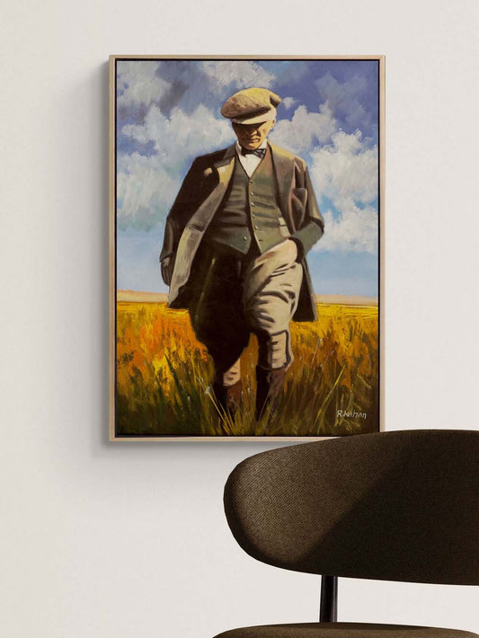 Mustafa Kemal ve Tarih Yağlı Boya Tablosu