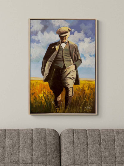 Mustafa Kemal ve Tarih Yağlı Boya Tablosu