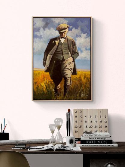 Mustafa Kemal ve Tarih Yağlı Boya Tablosu
