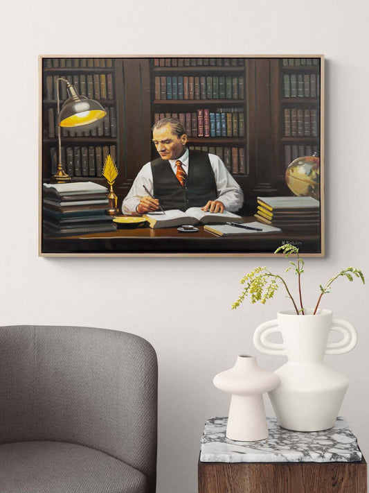 Atatürk'ün Kaleminden  Yağlı Boya Tablosu