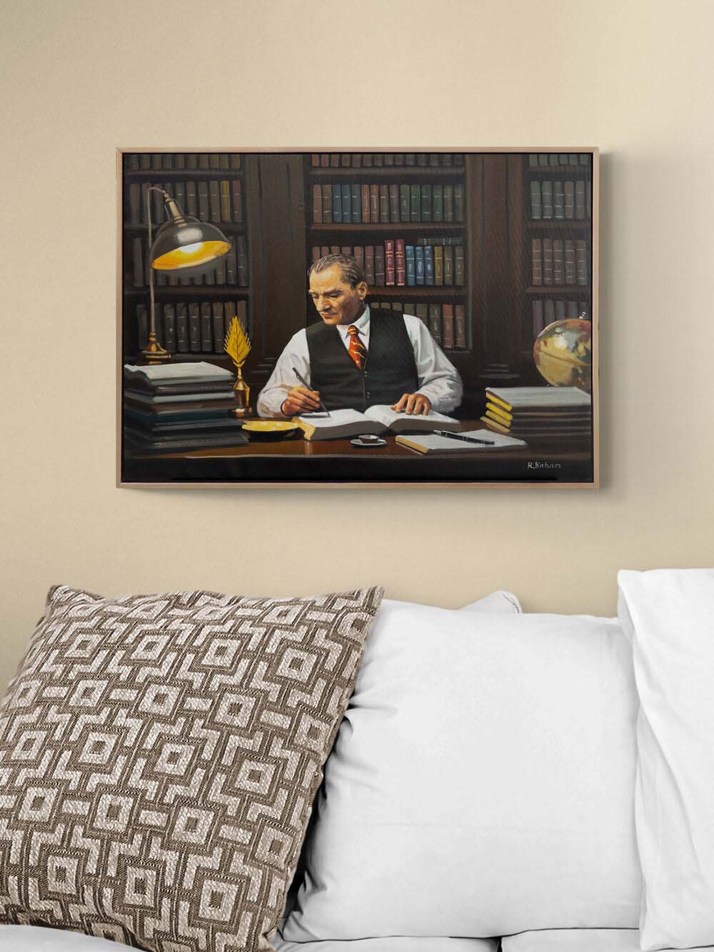 Atatürk'ün Kaleminden  Yağlı Boya Tablosu