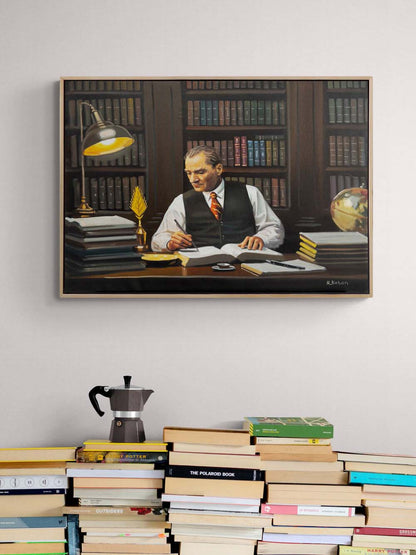Atatürk'ün Kaleminden  Yağlı Boya Tablosu