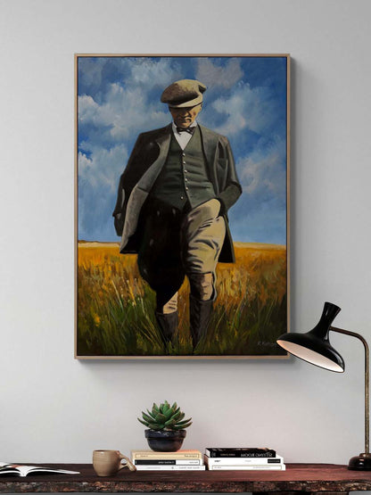 Gazi'nin Kararlılığı Yağlı Boya Tablosu