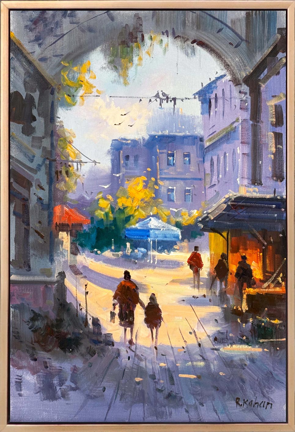 Eski İstanbul Rüyası Yağlı Boya Tablosu