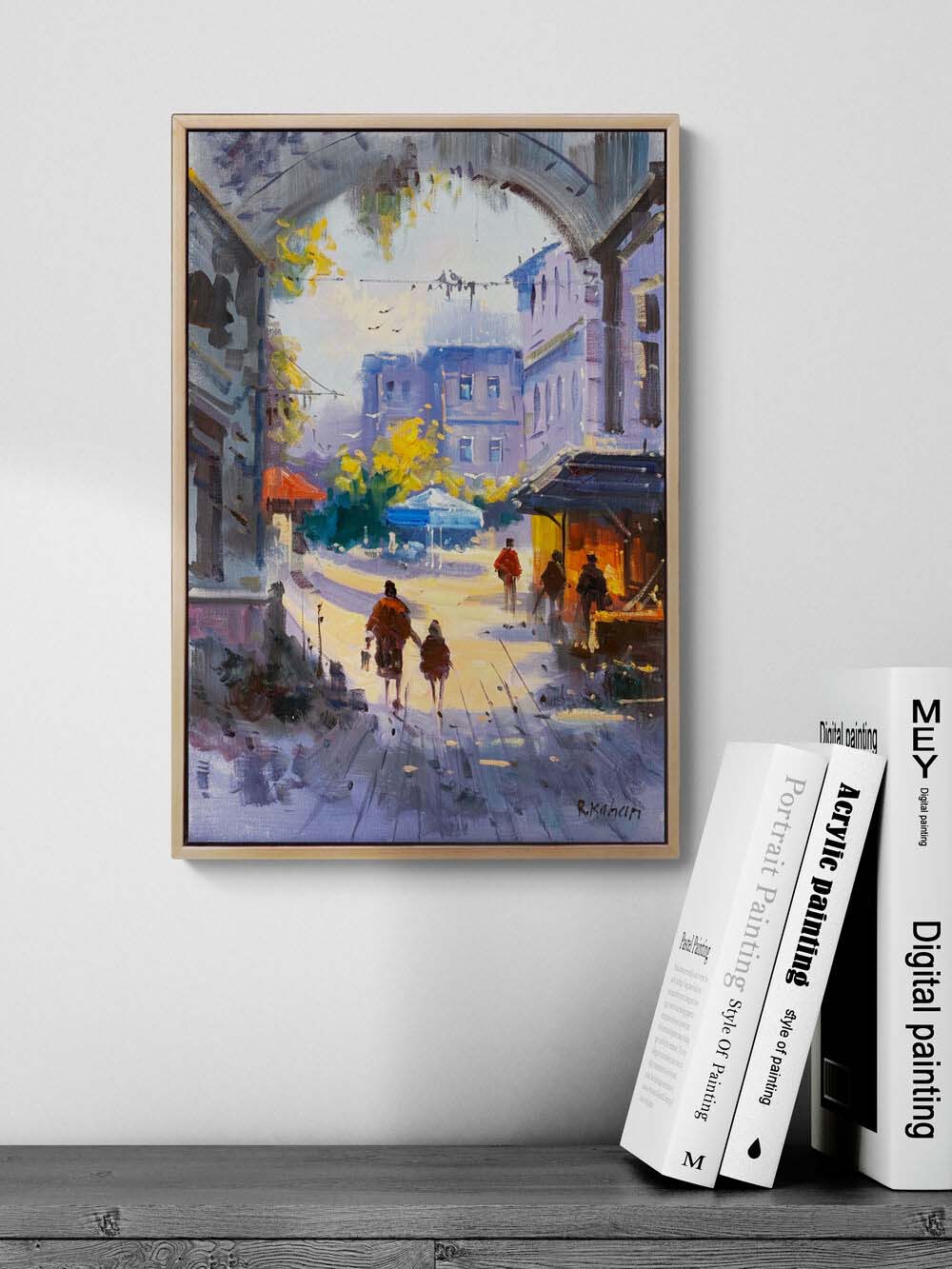 Eski İstanbul Rüyası Yağlı Boya Tablosu