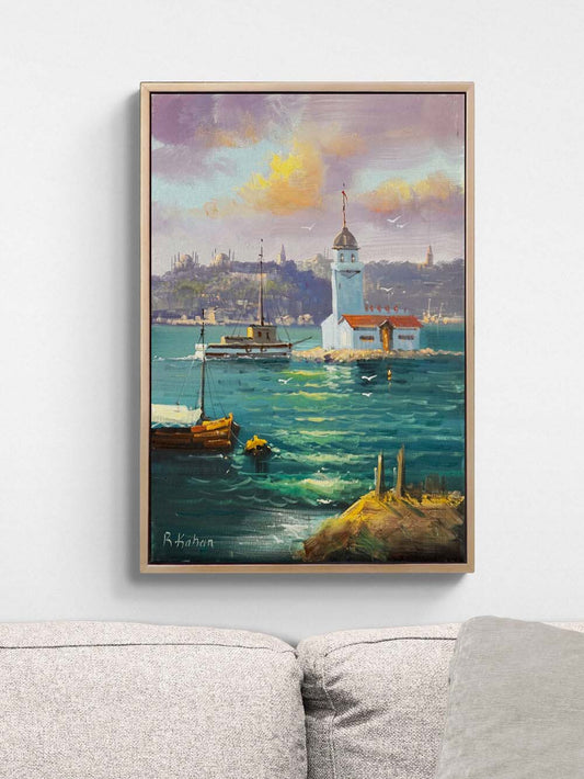 Boğaz'ın İncisi Yağlı Boya Tablosu