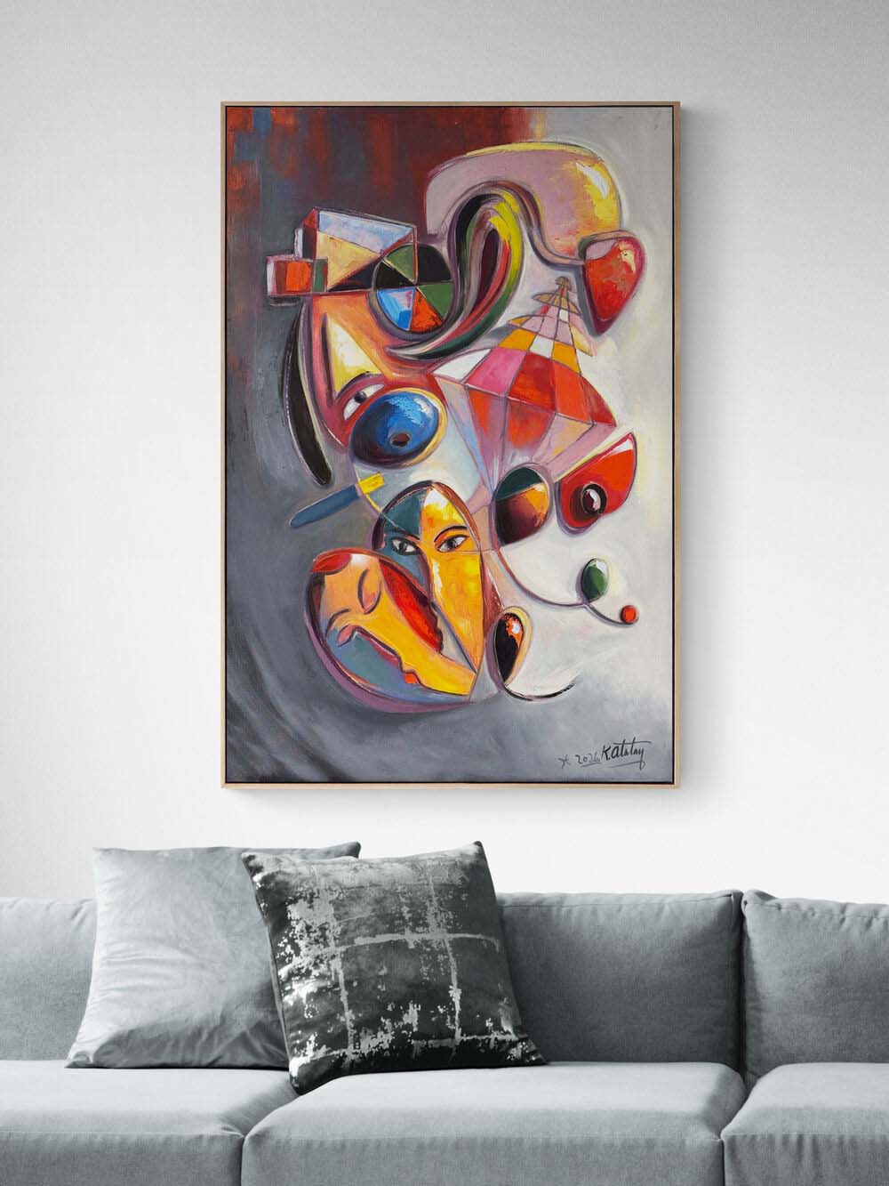 Ruhun Senfonisi Yağlı Boya Tablosu