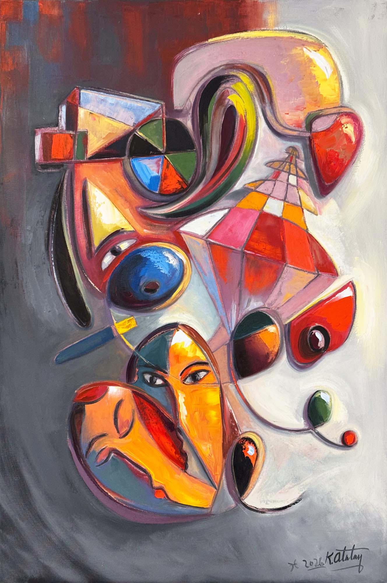 Ruhun Senfonisi Yağlı Boya Tablosu