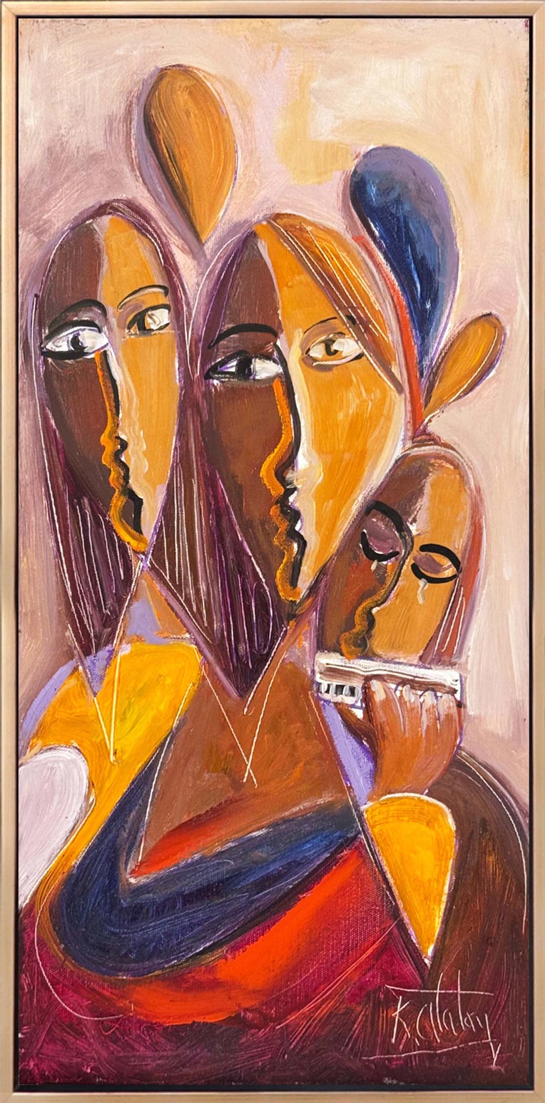 Sessiz Koro Yağlı Boya Tablosu