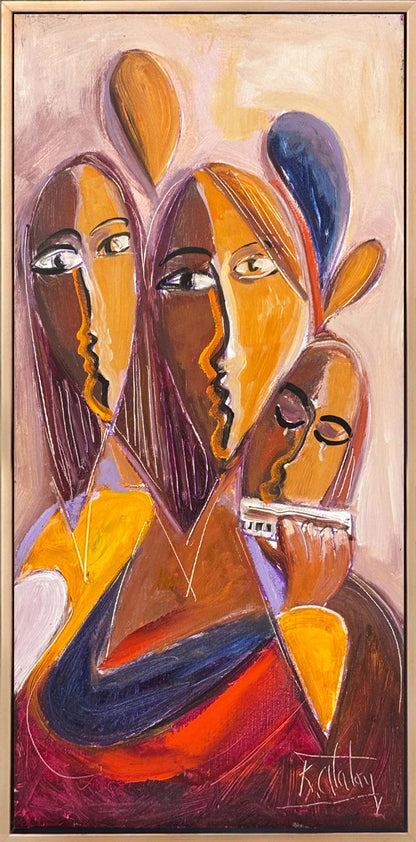 Sessiz Koro Yağlı Boya Tablosu