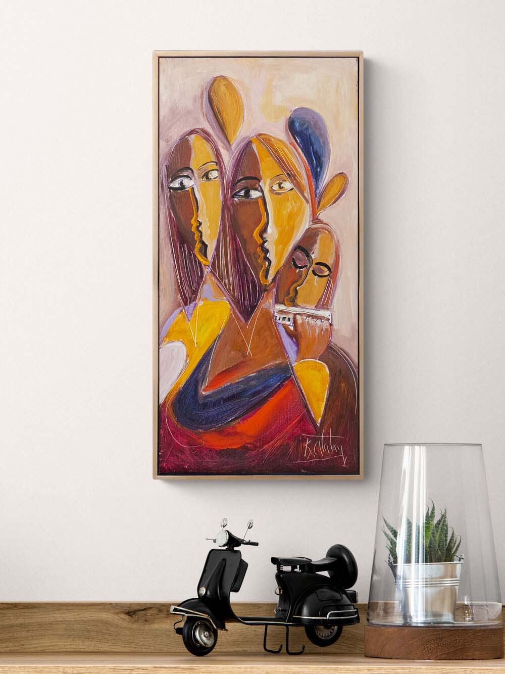 Sessiz Koro Yağlı Boya Tablosu