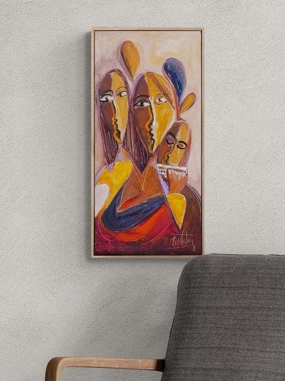 Sessiz Koro Yağlı Boya Tablosu