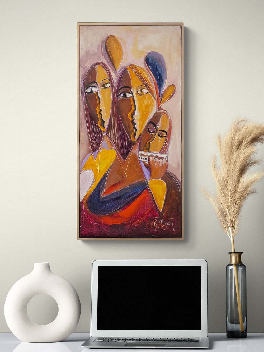 Sessiz Koro Yağlı Boya Tablosu