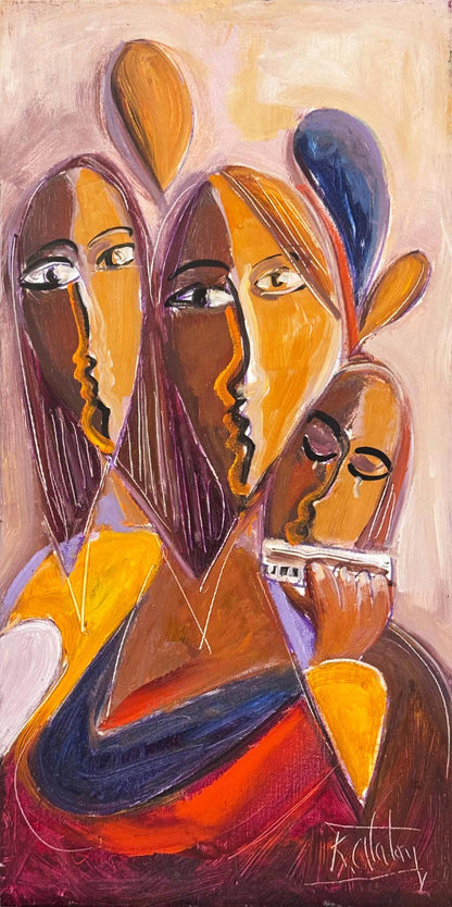 Sessiz Koro Yağlı Boya Tablosu