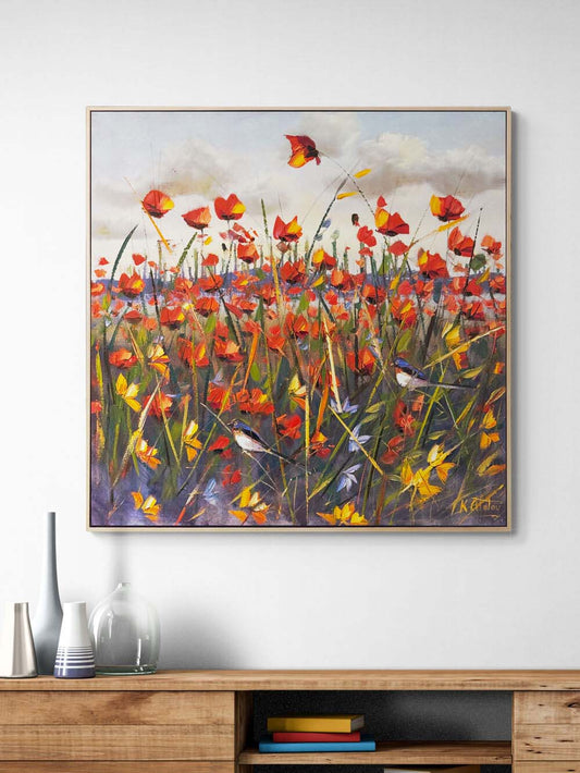 Hasret Çiçekleri Yağlı Boya Tablosu