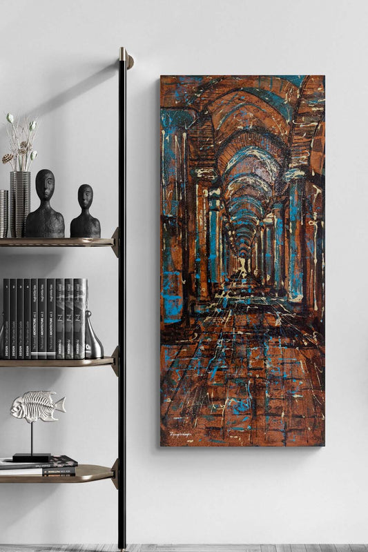 Yerebatan Sarnıcı Yankısı Yağlı Boya Tablosu