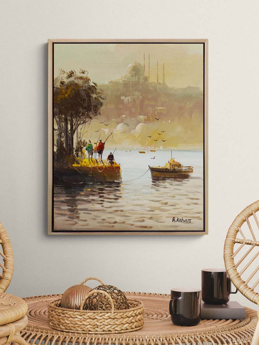 Bereketli Boğaz Yağlı Boya Tablosu