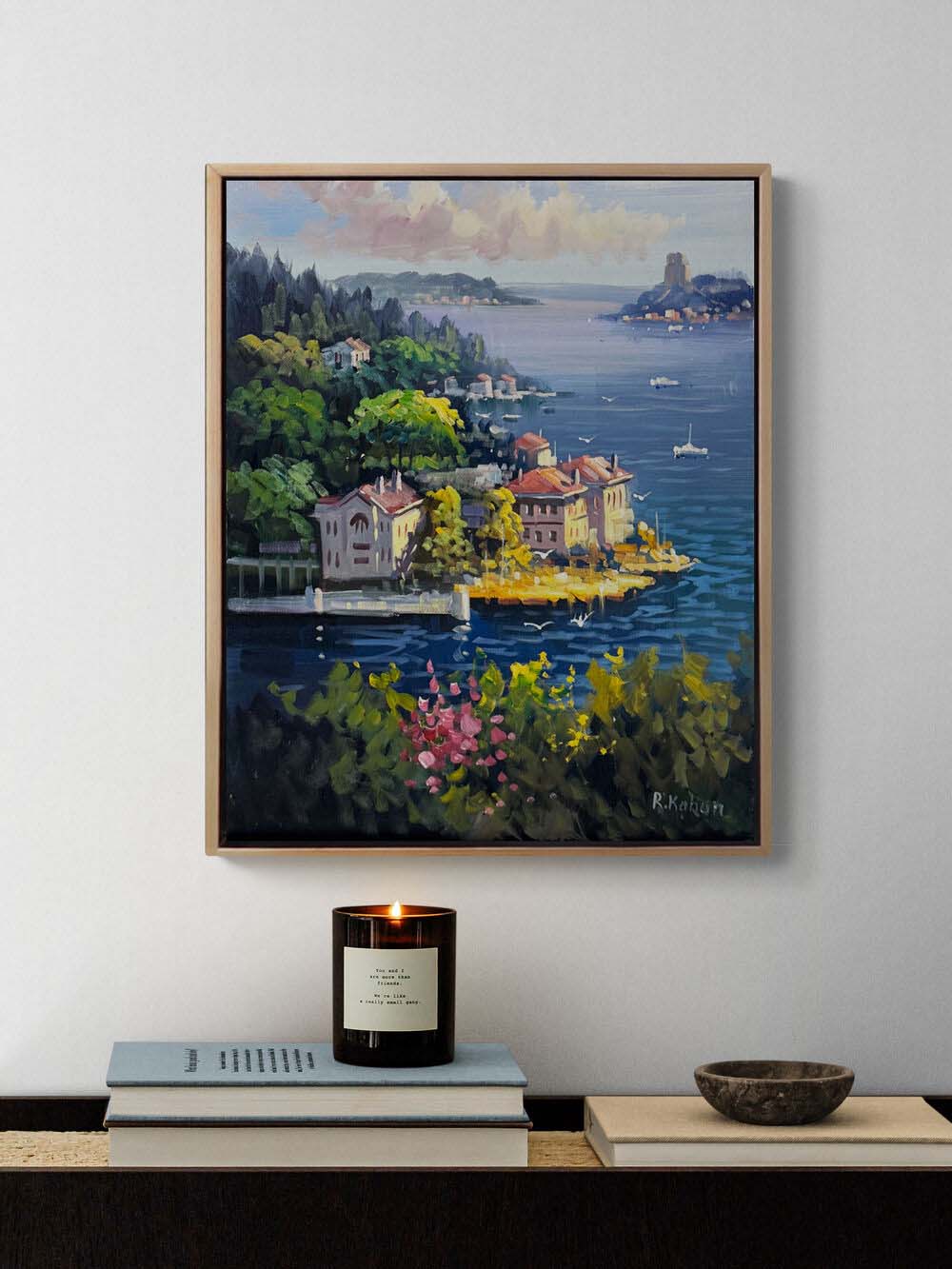 Hisar'a Karşı Yağlı Boya Tablosu