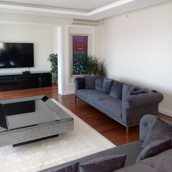 Simurg dekor tablo müşterimizin evinde dekorasyon örneği