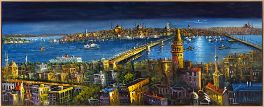 Marmara’nın Hafızası Yağlı Boya Tablosu Simurg Sanatevi