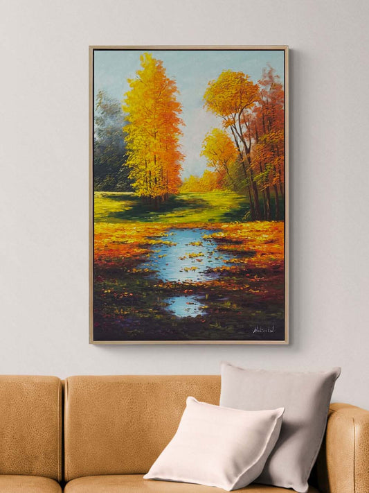 Eylül’ün Aynası Yağlı Boya Tablosu Simurg Sanatevi