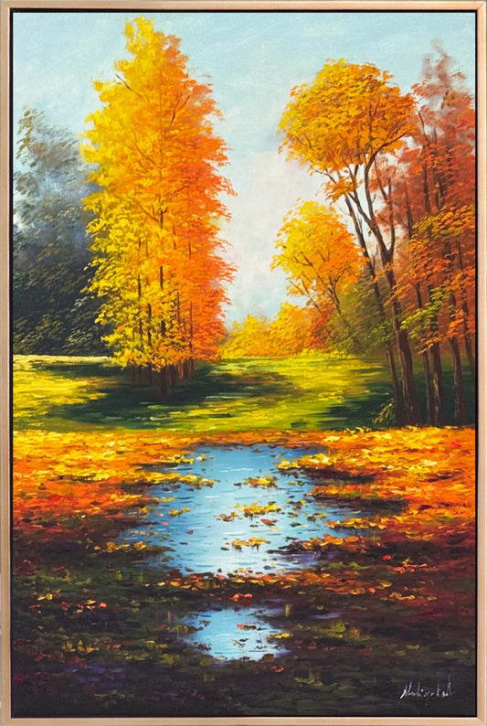 Eylül’ün Aynası Yağlı Boya Tablosu Simurg Sanatevi