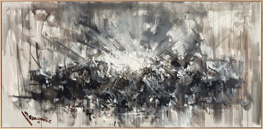 Kozmosun Doğuşu Yağlı Boya Tablosu Simurg Sanatevi