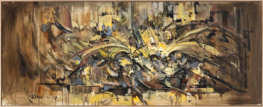 Düşünce Fırtınası Yağlı Boya Tablosu Simurg Sanatevi