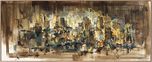 Dinamik Sessizlik Yağlı Boya Tablosu Simurg Sanatevi