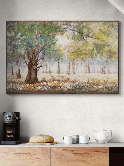 Baharın Kucağında Yağlı Boya Tablosu