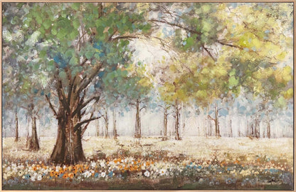 Baharın Kucağında Yağlı Boya Tablosu