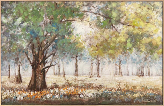 Baharın Kucağında Yağlı Boya Tablosu