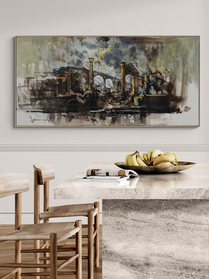 Zamanın Kalıntıları Yağlı Boya Tablosu Simurg Sanatevi