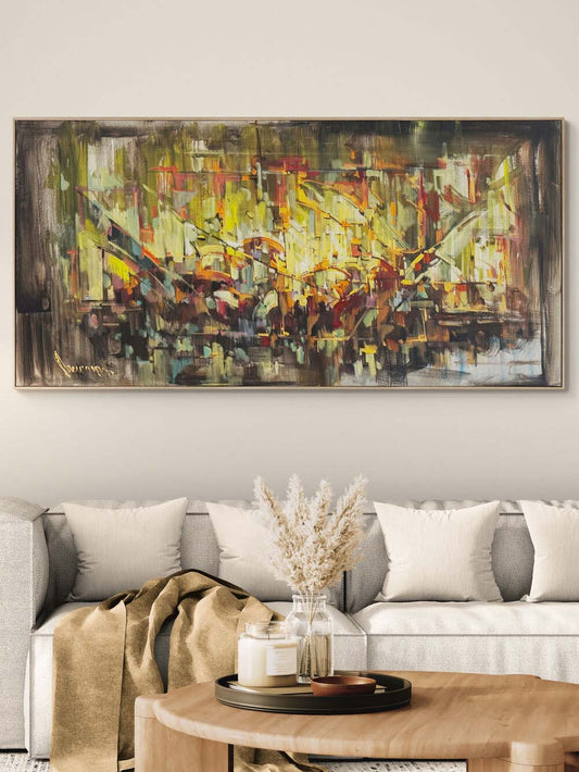 Zihnin Koridorları Yağlı Boya Tablosu Simurg Sanatevi