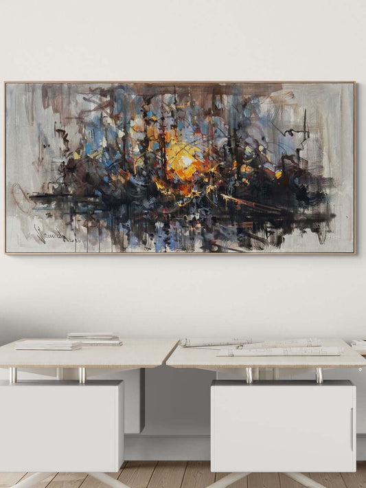 Bilinçdışı Yankılar Yağlı Boya Tablosu Simurg Sanatevi