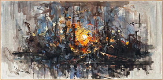 Bilinçdışı Yankılar Yağlı Boya Tablosu Simurg Sanatevi