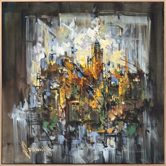 Dinamik Kaos Yağlı Boya Tablosu Simurg Sanatevi