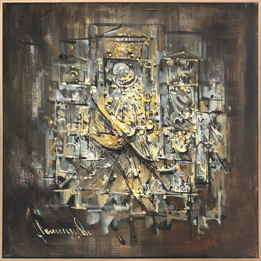 Aydınlanma Eşiği Yağlı Boya Tablosu Simurg Sanatevi