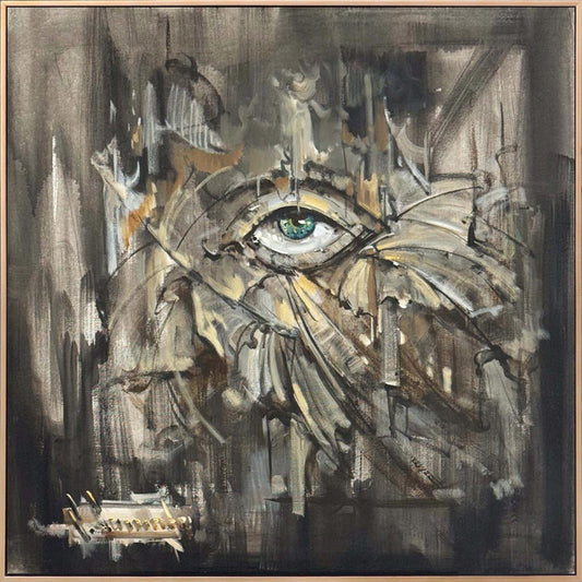 Gözlemcinin Sessizliği Yağlı Boya Tablosu Simurg Sanatevi