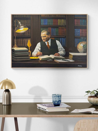 Mustafa Kemal’in Vizyonu Yağlı Boya Tablosu Simurg Sanatevi