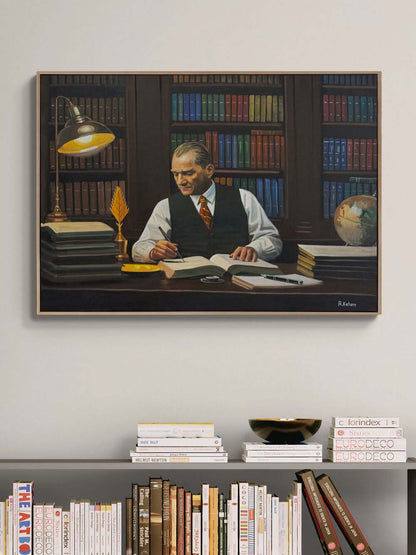 Mustafa Kemal’in Vizyonu Yağlı Boya Tablosu Simurg Sanatevi