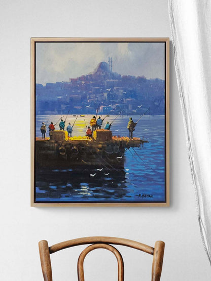 Sonsuz İstanbul Yağlı Boya Tablosu Simurg Sanatevi