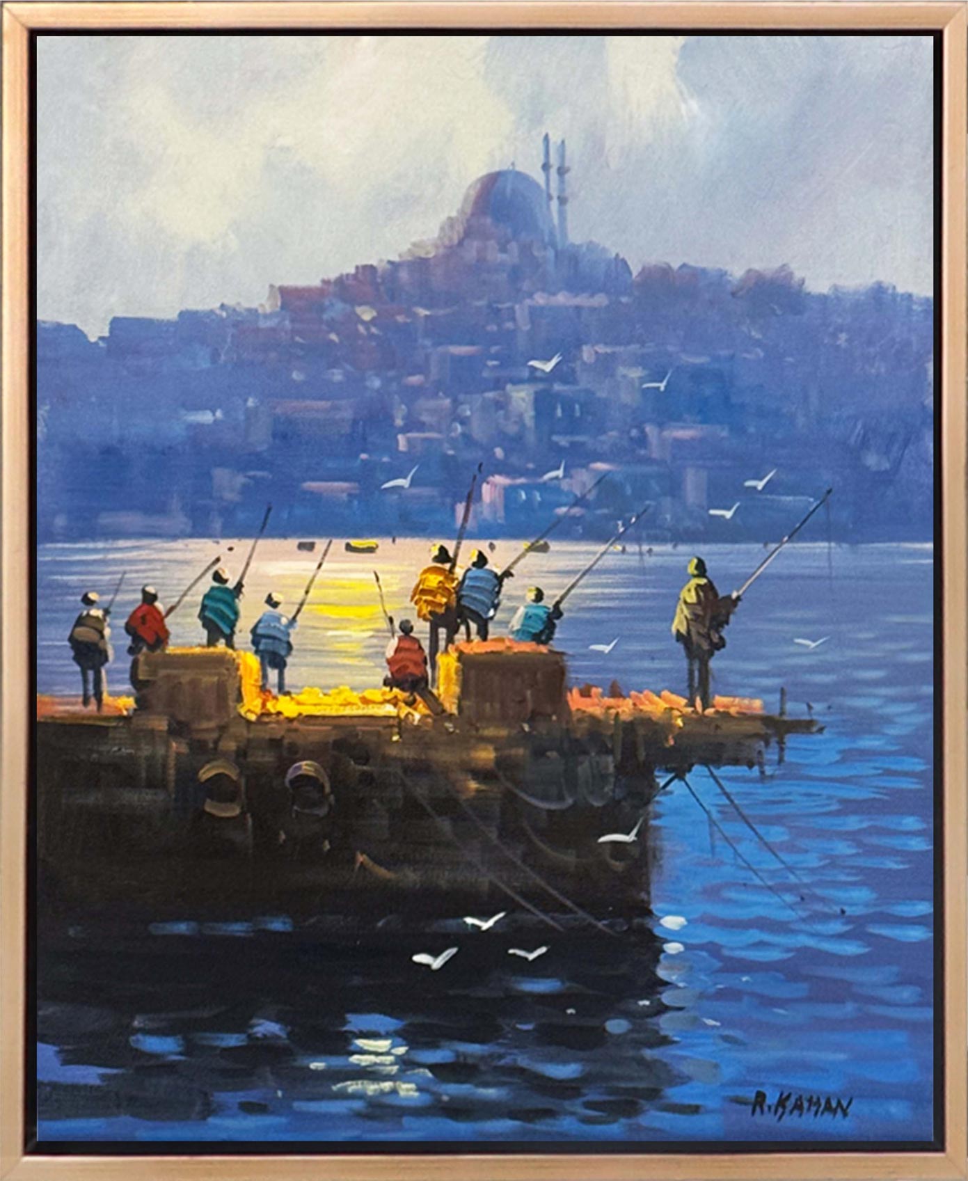 Sonsuz İstanbul Yağlı Boya Tablosu Simurg Sanatevi