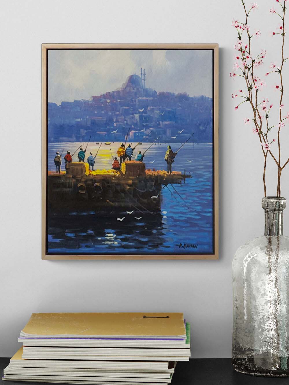 Sonsuz İstanbul Yağlı Boya Tablosu Simurg Sanatevi