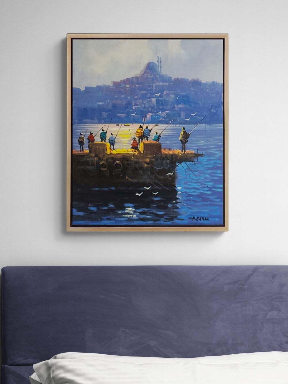 Sonsuz İstanbul Yağlı Boya Tablosu Simurg Sanatevi